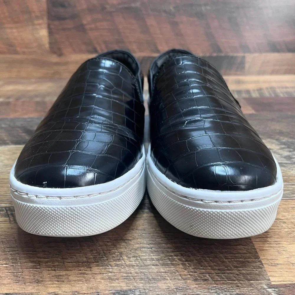 Sam Edelman Women's Lacey Black & White Slip on Sneakers Size 10 - Picture 2 of 8